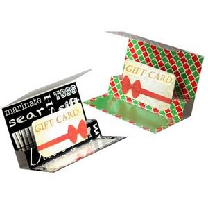 Flip Gift Card Folder (5"x3 3/8"x3/16")