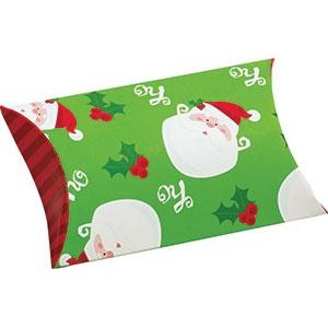 Jolly Santa Holiday Design Puff Pouch