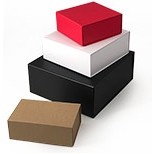Peel-n-Stick Matte Finish Magnetic Gift Box (9 5/8"x9 5/8"x4 1/4")