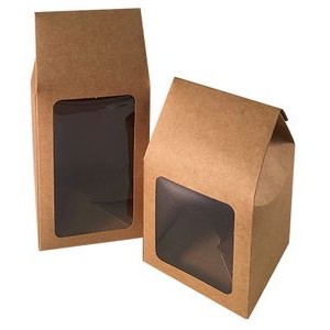 Small Natural Kraft Gable Window Box