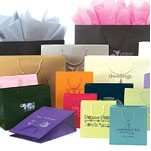 Premier Laminated Euro Paper Gift & Shopping Tote Bag w/Rope Handles (6 1/2