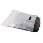Low-D White Die-Cut Handle Plastic Bag (15"x18")