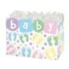 Small Baby Steps Theme Gift Basket Box