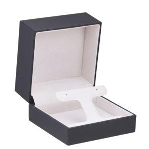 Vogue Ultra Smooth Matte Collection French Clip Earring Box (3 1/4"x3 1/4"x2")