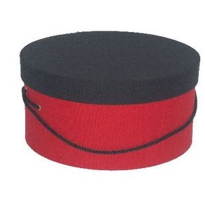 Red & Black Hat Box (17"x8 1/2")