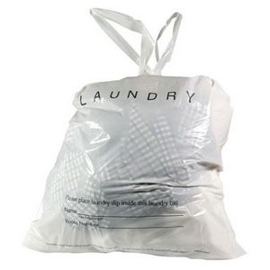 Hotel Laundry Bag w/Draw Tape Closure (18"x19"x4")