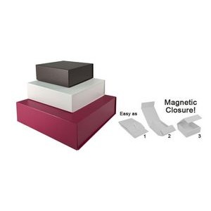 Leatherette Magnetic Box (6"x6"x2 3/4")