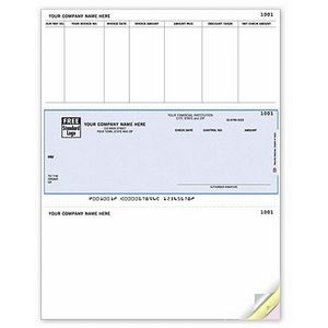 Laser Accounts Payable Middle Check (3 Part)