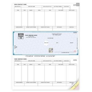 High Security Unlined Laser Payroll Check (1 Part)