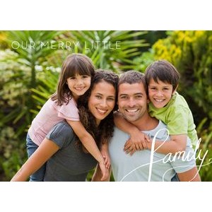 Our Merry Little Family Holiday Photo Cards