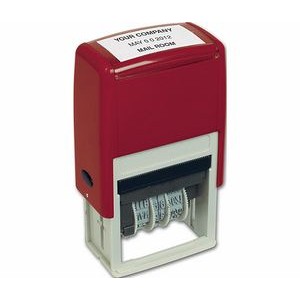 Self-Inking Heavy Duty Plastic Date Stamp