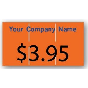 Monarch® 1110® Imprinted Red 1-Line Pricing Label