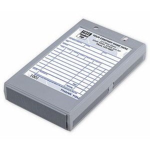 Plastic Portable Register w/ Writing Surface
