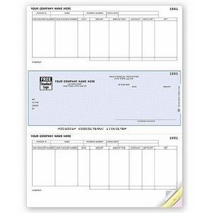 Laser Accounts Payable Middle Check w/ 1 Part