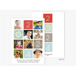 Memories Collage Christmas Photo Cards