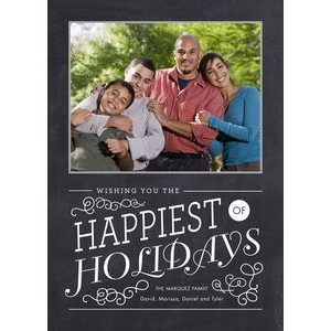 Happiest of Holidays Photo Cards
