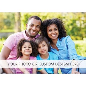 Horizontal Full Custom Deluxe Holiday Photo Cards