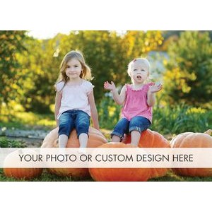 Horizontal Flat Full Customizable Photo Cards