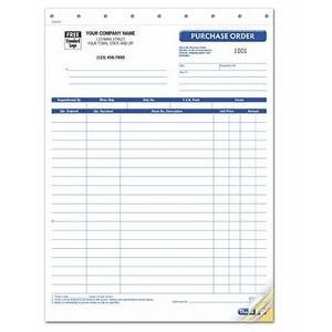 Large Purchase Order Form (3 Part)