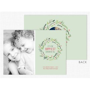 "The Happiest Season" Flat 2 Photo Holiday Cards