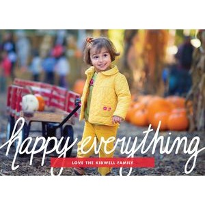 "Happy Everything" Flat Holiday Photo Cards