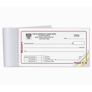 Classic Collection™ Pocket-Sized Receipt Book (3 Part)