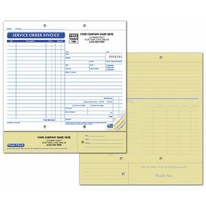 Service Order Form w/ID Tag (4 Part)