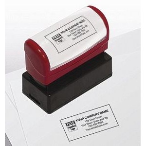 Medium Pre-Inked Name & Address Stamp
