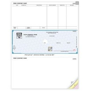 High Security Laser Accounts Payable Middle Check - 2 Part