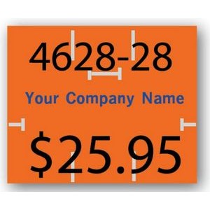 Monarch® 1115® Imprinted Red 2-Line Pricing Label