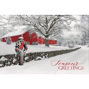 Rustic Ranch Holiday Postcards
