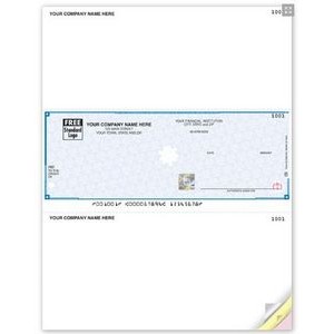 High Security Laser Middle Multipurpose Check (2 Part)