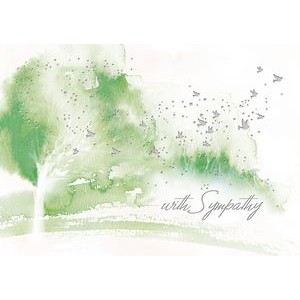 Silver Wings Sympathy Cards