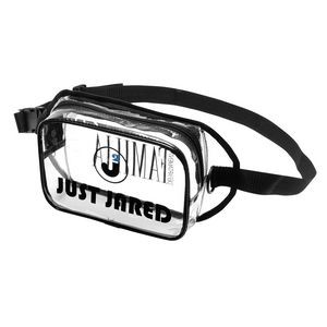 2 Zippered Clear Fanny Pack