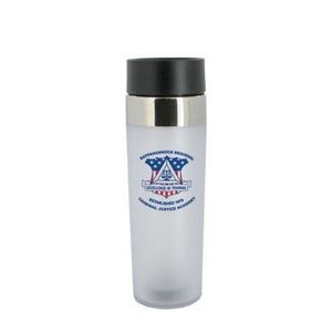 12 Oz. Cloud Frosted White Venti Travel Tumbler