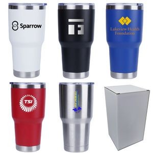 30 Oz. Double Wall Stainless Steel Vacuum Tumbler
