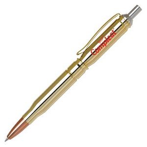 Solid Brass Construction Click Action Ballpoint Pen