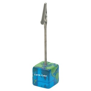 Cube / Earth Memo Holder With Clip