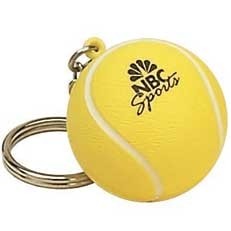 Tennis Ball Stress Reliever Keytag