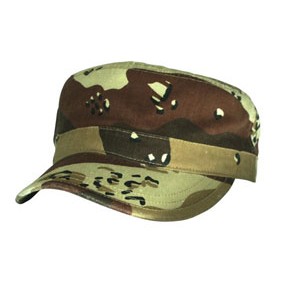 Outlet- Fahrenheit Unstructured Garment Washed Camouflage Military Cap