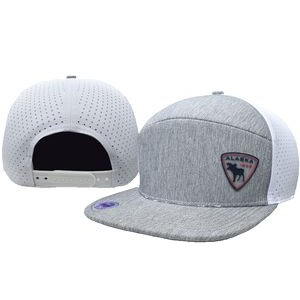 Structured Flat Visor Cap with Laser Etched Panels