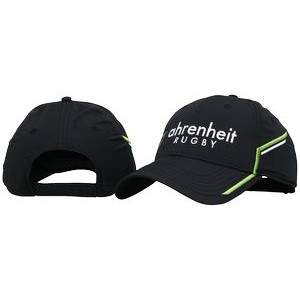Lightweight Polyester Performance Fabric Cap w/Embroidery Accent