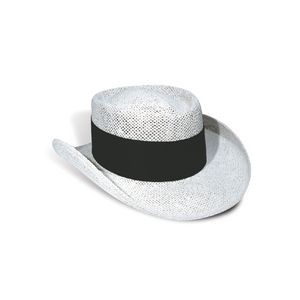 Women's Monte Carlo Gambler Style Straw Hat