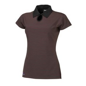 Women's FILA Orleans Striped Polo Shirt