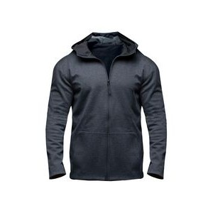 Men's Water-Repellent Lightweight Bonded Full Zip Jacket w/Hood