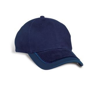 Heavyweight Brushed Cotton Twill Cap w/Synthetic Suede