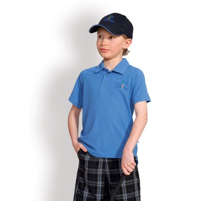 Boy's Titan Polywaffle Polo Shirt
