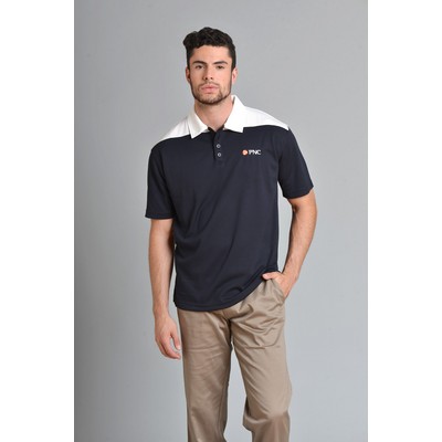Men's Lancaster Polo Shirt w/Contrasting Collar