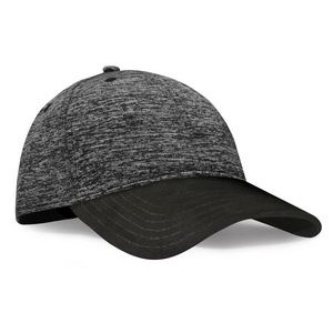 Elgin Structured Variegated Knit Cap w/Matching Tech-Suede Peak