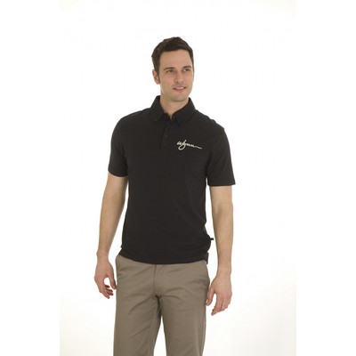 Men's Park Avenue Bamboo Polo Short Sleeve Shirt
